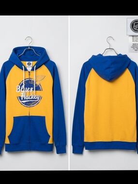 St. Louis Blues NHL Hockey Full-Zip Hoodie - 2XL